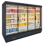 Apella HD wandkoeling met trekdeuren B281xD76xH200cm - antraciet