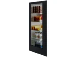 Apella zijpanelen set D103xH208cm - zwart